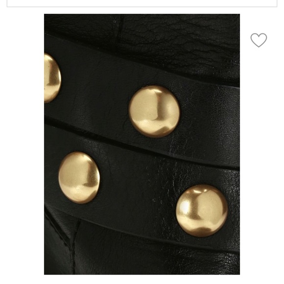 Sold 🎈SEE BY CHLOE Black Janis Studded Tall Leather Boots - Picture 6 of 10